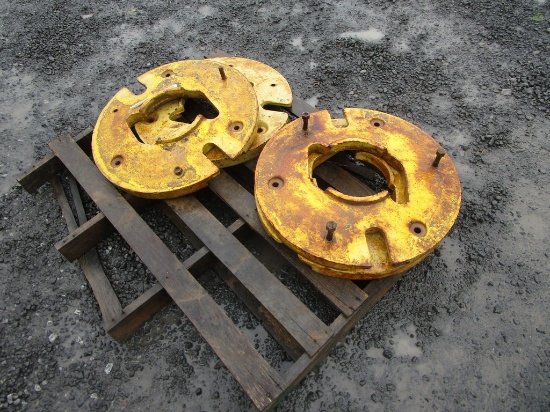 4) JOHN DEERE WHEEL WEIGHTS