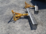 UNUSED 5' 3PT ROCK RAKE