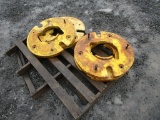 4) JOHN DEERE WHEEL WEIGHTS