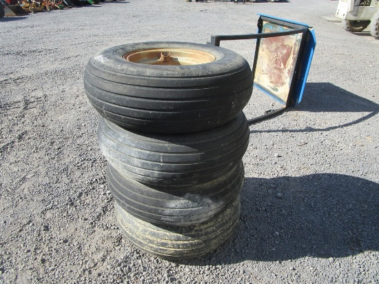4) 11L-15 IMPLEMENT TIRE & RIMS
