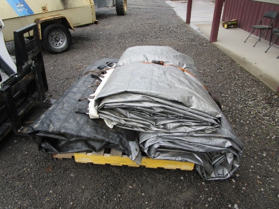 3) HAY TARPS 25'X50'