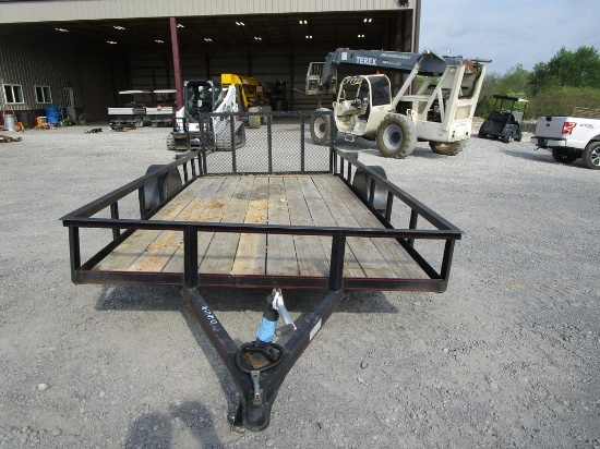 2022 RODGERS 6.4X14 BUMPER HITCH TRAILER