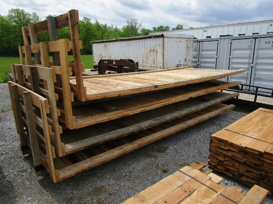 1) 20' WAGON FLAT W BACKREST