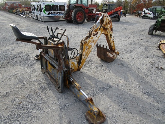 NEW HOLLAND L77 CUSTOM BACKHOE ATTACHMENT