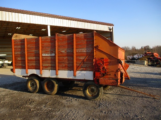 ALLIS-CHALMERS SILAGE BOX ON TANDEM GEAR