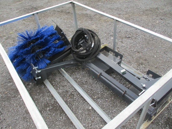 WOLVERINE SKIDSTEER FEED BUNK SWEEPER