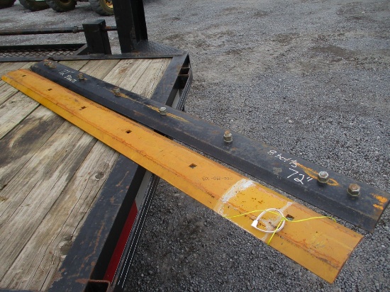 2) 72" CUTTING EDGES