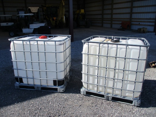 2) 250 GALLON TOTES