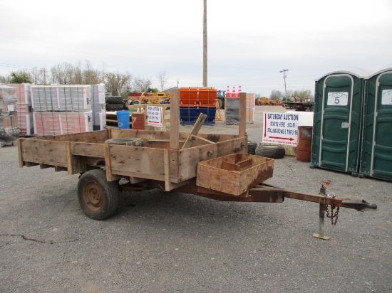 SINGLE AXEL FARM/FENCE TRAILER