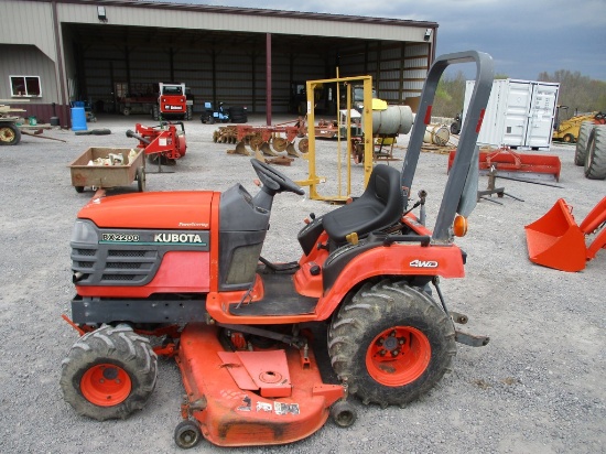 KUBOTA  BX2200 TRACTOR W MOWER