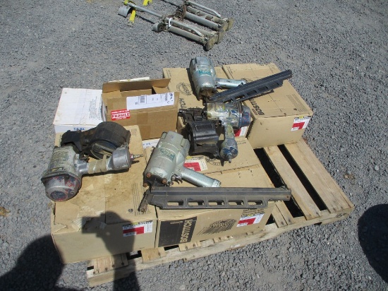 4) AIR NAIL GUNS AND NAILS