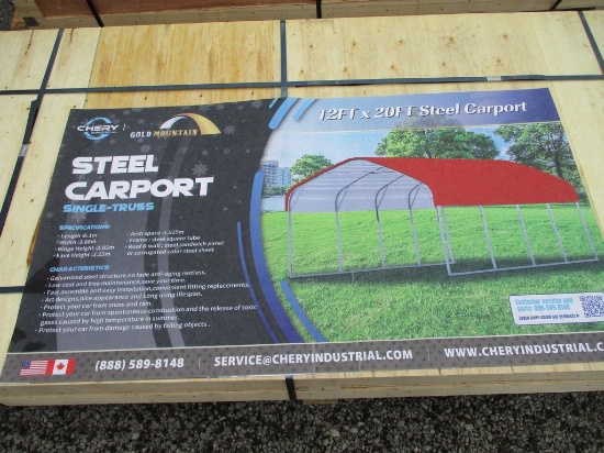 CHERY 12'X20' STEEL CARPORT