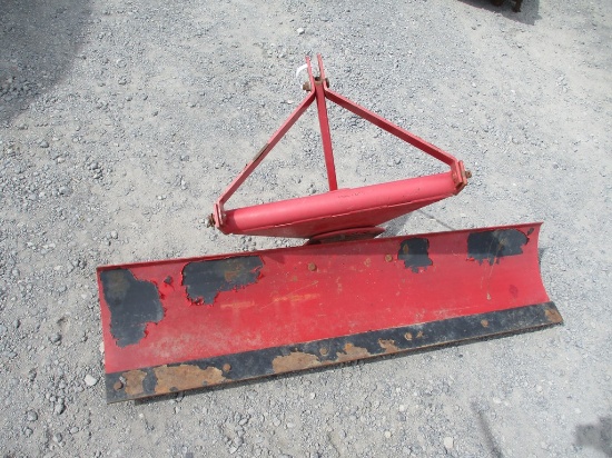 RED 4' GRADER BLADE FOR LAWN MOWER