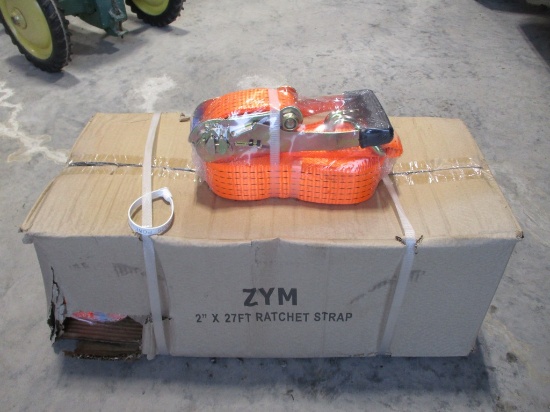 10) 2" & 27' RATCHET STRAPS