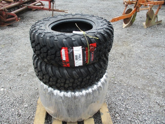 4) 25X8-12 TERRABITE TIRES