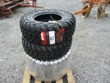 4) 25X8-12 TERRABITE TIRES