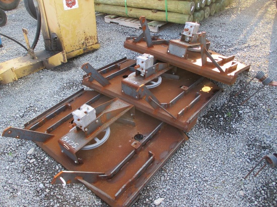 3) INCOMPLETE FINISH MOWERS
