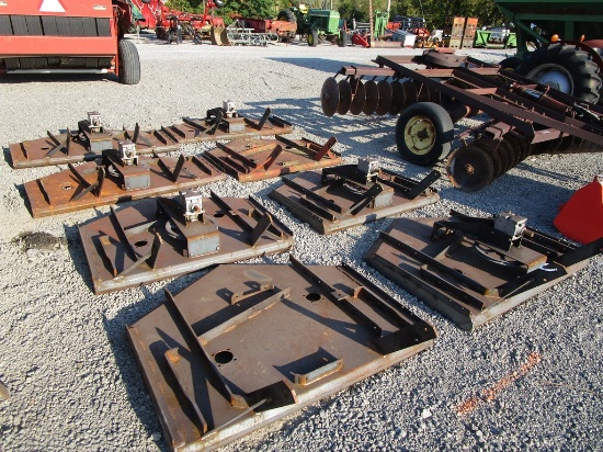 8) INCOMPLETE FINISH MOWERS 4' AND 5'