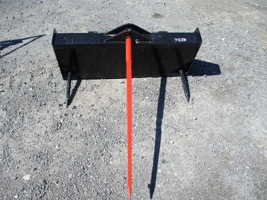SKIDSTEER MOUNT BALE SPEAR