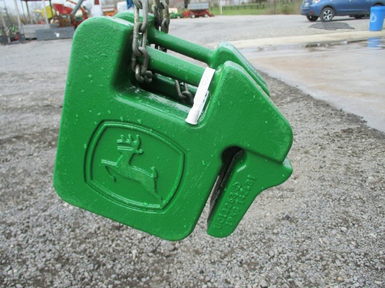 3) JOHN DEERE COMPACT WEIGHTS