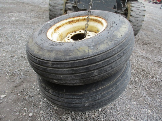 2) 9.5L-15 IMPLEMENT TIRES