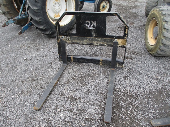 KC 42" SKIDSTEER PALLET FORKS