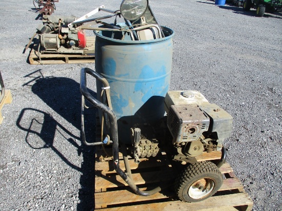 BLUE BARREL & PRESSURE WASHER