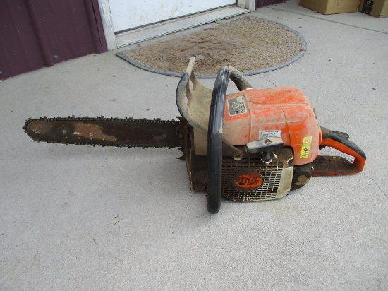 STIHL MD290 CHAINSAW RUN