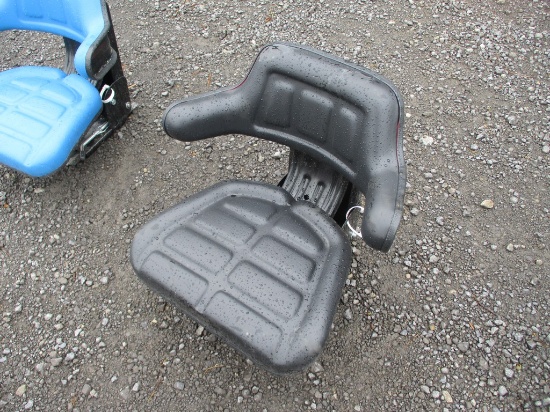 UNIVERSAL BLACK TRACTOR SEAT