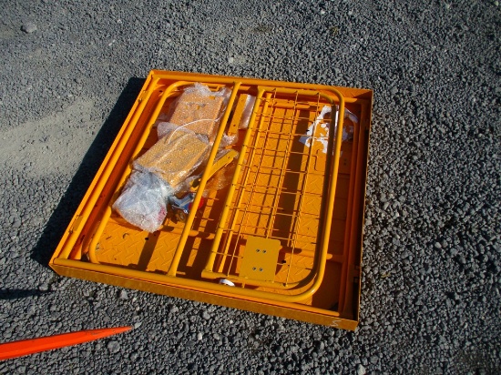 YELLOW 8 WHEEL ROLLING CART