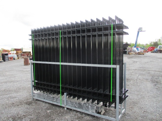 20) 10' FENCE PANELS W POST AND CONNECTORS