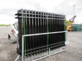 20) 10' FENCE PANELS W POST AND CONNECTORS