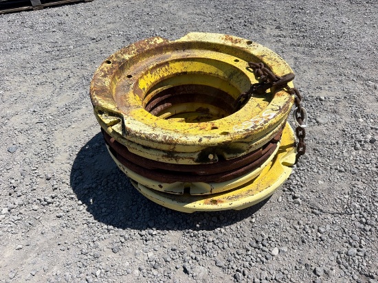 6) John Deere Wheel Weights
