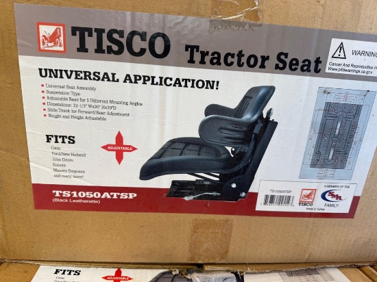 Black Tractor Seat