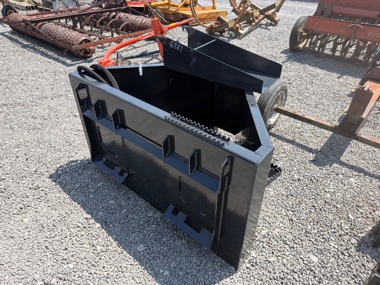 WOLVERINE SKIDSTEER CONCRETE CHUTE BUCKET