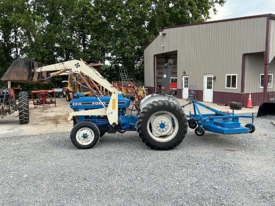 FORD 2810 SERIES II W/ LOADER & FINISH MOWER