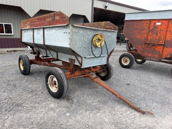 WARDS GALV HYD DUMP WAGON