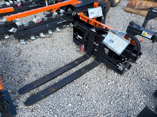 WOLVERINE 48" SKIDSTEER HYD PALLET FORKS