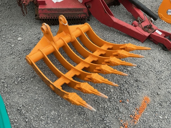 GIYI EXCAVATOR RAKE BUCKET 32" CAT 305