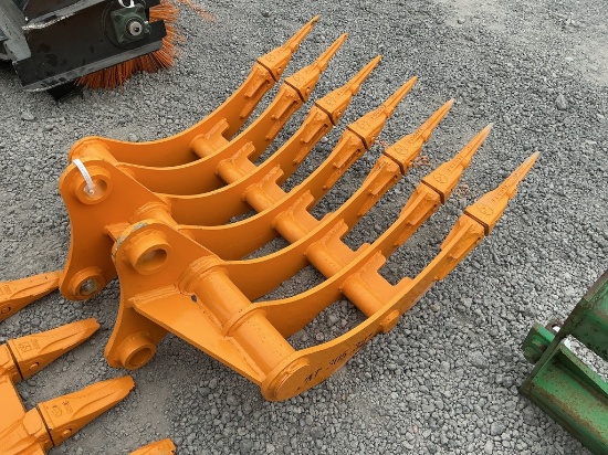 GIYI EXCAVATOR RAKE BUCKET 32" CAT 305