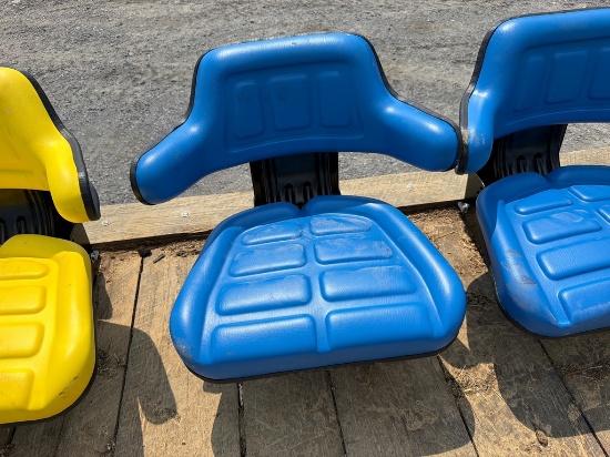 Blue Tractor Seat