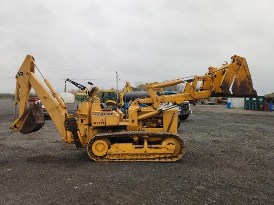 John Deere 450- B High Lift W/ Backhoe Attachment