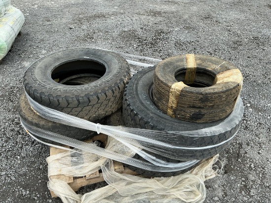 4) 265/75-16 and 2) 5.00-10 TIRES
