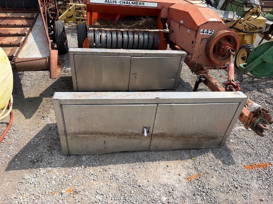 Pair Of Stainless Steel Tool Boxes