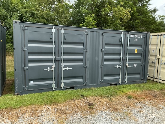 20' STORAGE CONTAINER 3 DOORS