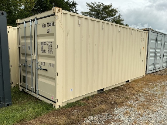 20' STORAGE CONTAINER 1 END DOOR