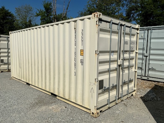 20' STORAGE CONTAINER 1END DOOR