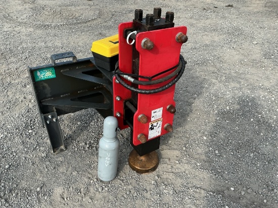 Raytree Skid Steer Post Driver