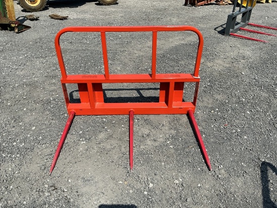 SKID STEER BALE SPEAR 3 PRONG