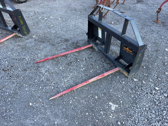 LANDHONOR SKIDSTEER DOUBKE PRONG BALE SPEAR